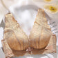 Soutien-gorge en dentelle à boutons, anti-affaissement et respiran