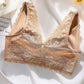 Soutien-gorge en dentelle à boutons, anti-affaissement et respiran
