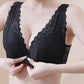 Soutien-gorge en dentelle à boutons, anti-affaissement et respiran