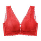Soutien-gorge en dentelle à boutons, anti-affaissement et respiran