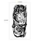 Autocollants de tatouages temporaires pour hommes et femme