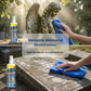 💖🧽Restores Luster, Safe for All Stone🌿 Headstone Restoration Cleaning Spray – Professional Formula | Instantly Removes Moss, Algae & Stains, Brings Back Natural Beauty ✨