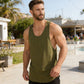 🎽 50% DE RÉDUCTION ! 💪 Débardeur de Sport pour Hommes – Armholes Profonds, Tissu Extensible, Col en V 🏃‍♂️