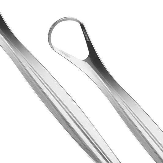 Ensemble de grattoirs à langue en acier inoxydabl