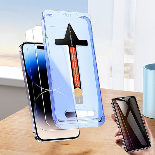 Protecteur d'écran en verre trempé avec kit d'alignement automatiqu