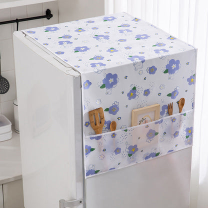 Housse de protection pour réfrigérateur avec poches de rangemen