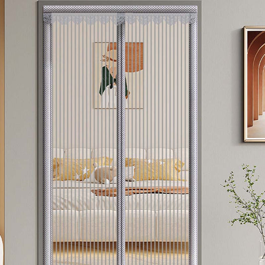 🦟 50% DE RÉDUCTION 🧲 Porte moustiquaire magnétique renforcée – Installation facile sans perçage – Anti-insectes, passage mains libres & compatible avec portes jusqu’à 210 cm 🚪