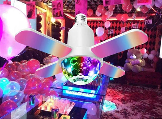 Ampoule LED colorée avec son