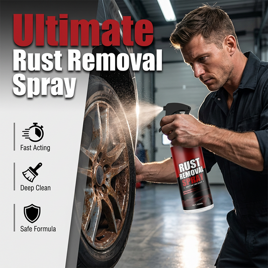 Spray nettoyant et antirouille pour jante