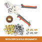 🛠️✨ Pince perforatrice robuste avec œillets – Outil à main en acier au nickel-chrome de 10,5 mm pour le cuir, le tissu et le bricolage