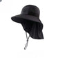 Chapeau de soleil à large bord et rabat de protection pour la nuque, indice UPF 50