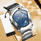 ⏳Offre à durée limitée : 50 % de réduction⏰Montre à quartz pour homme de forme rhombique