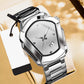 ⏳Offre à durée limitée : 50 % de réduction⏰Montre à quartz pour homme de forme rhombique