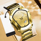 ⏳Offre à durée limitée : 50 % de réduction⏰Montre à quartz pour homme de forme rhombique