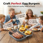 🍳 50 % DE RÉDUCTION EN CE MOMENT ! 🥞 Poêle antiadhésive pour le petit-déjeuner – Conception 3-en-1, revêtement en titane et compatible avec tous les types de cuisinières – Pour préparer facilement des œufs, de la viande et des crêpes