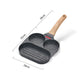 🍳 50 % DE RÉDUCTION EN CE MOMENT ! 🥞 Poêle antiadhésive pour le petit-déjeuner – Conception 3-en-1, revêtement en titane et compatible avec tous les types de cuisinières – Pour préparer facilement des œufs, de la viande et des crêpes