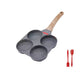 🍳 50 % DE RÉDUCTION EN CE MOMENT ! 🥞 Poêle antiadhésive pour le petit-déjeuner – Conception 3-en-1, revêtement en titane et compatible avec tous les types de cuisinières – Pour préparer facilement des œufs, de la viande et des crêpes