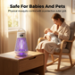 Lampe anti-moustiques bionique portabl