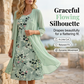 🏆Dernier jour avec 50 % de réduction🔥Élégant ensemble 2 pièces composé d'une robe en mousseline et d'un cardigan pour femme