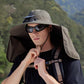 Casquette de pêcheur respirante avec ventilateur solair