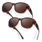 ☀️Grandes lunettes de soleil à porter par-dessus des lunettes de vue pour femmes