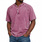 ⭐ Plus de 5.000 avis positifs !💎Chemise décontractée à manches courtes et col mao pour homme