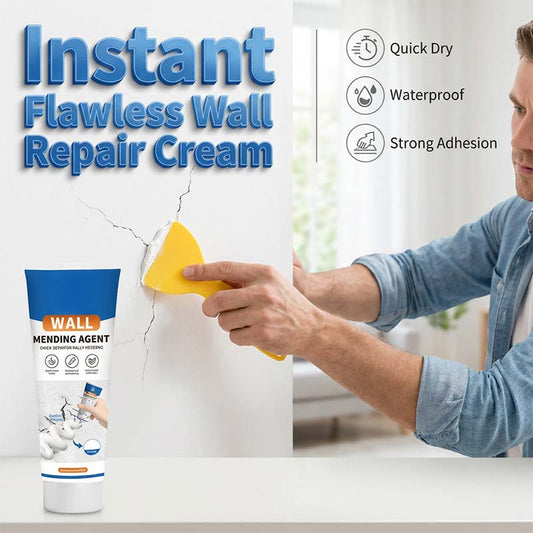 🧴 ACHETEZ 2, OBTENEZ 1 GRATUIT ! 🏠 Crème de réparation murale à séchage rapide – Rebouchage facile, anti-fissure & lisse – Idéale pour trous, craquelures ou coins abîmés – prête à peindre en 30 minutes 🔧