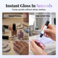 Lot de 6 stylos de vernis à ongles en ge