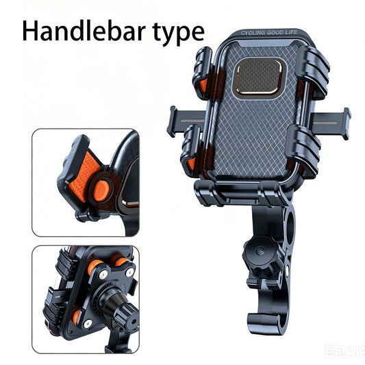Support de téléphone résistant aux chocs pour moto