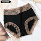 [Meilleur cadeau pour elle] Culotte en dentelle taille haute en coton pour femme
