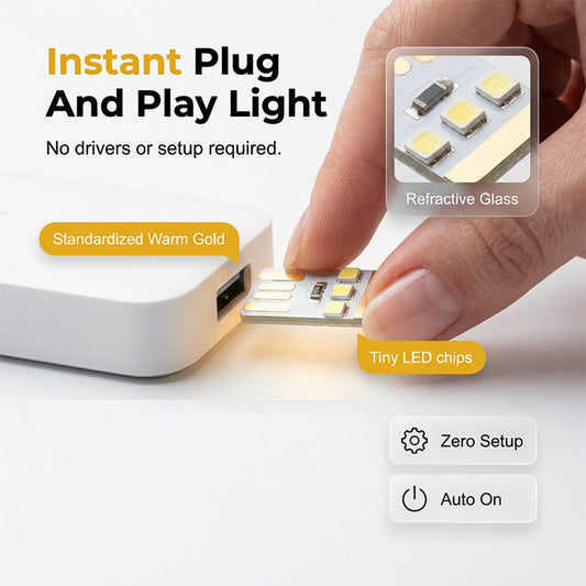 Mini veilleuse LED USB portable