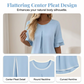 Blouse à manches courtes à volants pour femm