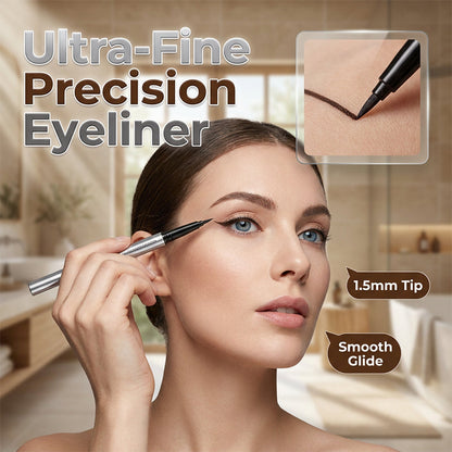 Crayon eye-liner gel à pointe ultra-fine, glissant et waterproof