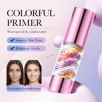 Base multifonctionnelle 3-en-1 pour le visage, à appliquer avant le maquillag