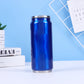 Tasse isotherme en acier inoxydable à double paroi, en forme de canette de col