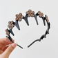Ensemble de bandeaux ondulés en cristal - Accessoire de cheveux féminin, léger et antidérapant, orné de cristaux scintillants, idéal pour les mariages et le quotidien