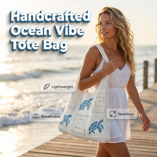 👜 50% DE RÉDUCTION 🎁 Sac fourre-tout crochet motif tortue – Fait main, léger & spacieux – Parfait pour la plage, les courses ou les escapades – style bohème unique 🐢🌿✨