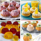 🍩✨ PROMO -50% ! Moules à Gâteaux Silicone Style Donut – Sans BPA Antiadhésif Démoulage Facile, Four Micro-Ondes Congélateur Lave-Vaisselle, Réutilisable · 7 Couleurs / Lot 🎂