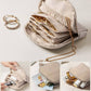 Mini trousse à bijoux de voyage avec fermeture éclai