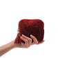 Mini trousse à bijoux de voyage avec fermeture éclai