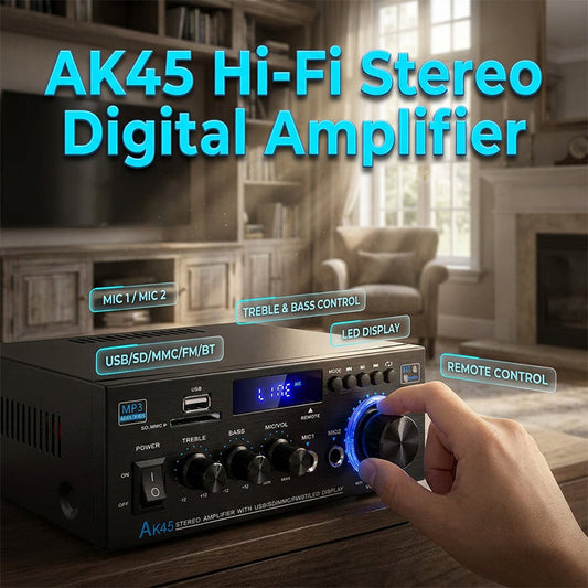 📢🎸 PROMO FLASH 50% ! Amplificateur Numérique Karaoké – Bluetooth, USB, AUX, Double Micro, Égaliseur, Compact, Idéal Micro & Guitare ✨