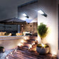 Lampe solaire LED d'extérieur avec détecteur de mouvemen
