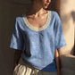 Blouse d'été vintage en dentelle