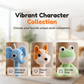 -50% Aujourd’hui 🦒✨ Porte-Clés Animal en Peluche à Long Cou