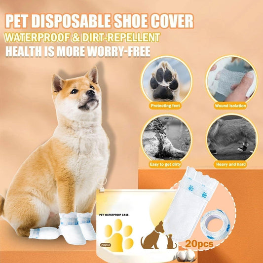 🐾 Chaussons jetables pour pattes de chien | Lot de 20 à 60