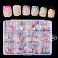 🥳 PROMOTION EXCEPTIONNELLE 2026 🥳💞 PLUS DE 50 000 EXEMPLAIRES VENDUS ! 💅✨ 50 % DE RÉDUCTION ! 🎁 Ongles à coller « Color Pop »