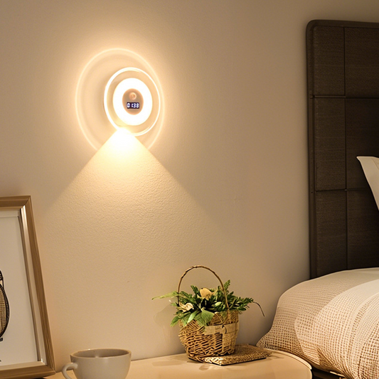 🌙🔥 Veilleuse LED intelligente horloge intégrée détecteur de mouvement, lumière douche automatique pour chambre enfant ✨