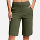 Short de Yoga Taille Haute pour Femme avec Poches