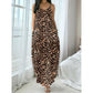 👗 50% OFF NOW! 🐆 Women's Leopard Print Spaghetti Strap Maxi Dress – Flowy & lightweight – Perfect for beach, summer parties or bold daily style – wild and elegant 🌊✨