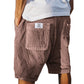 🕰️✨50 % DE RÉDUCTION – Short décontracté en velours côtelé pour homme avec cordon de serrage – Style vintage, confort moderne ! | Texture douce + taille ajustable | Idéal pour toutes les occasions décontractées